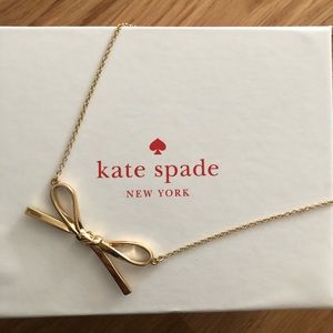 Kate Spade Gold Bow Necklace